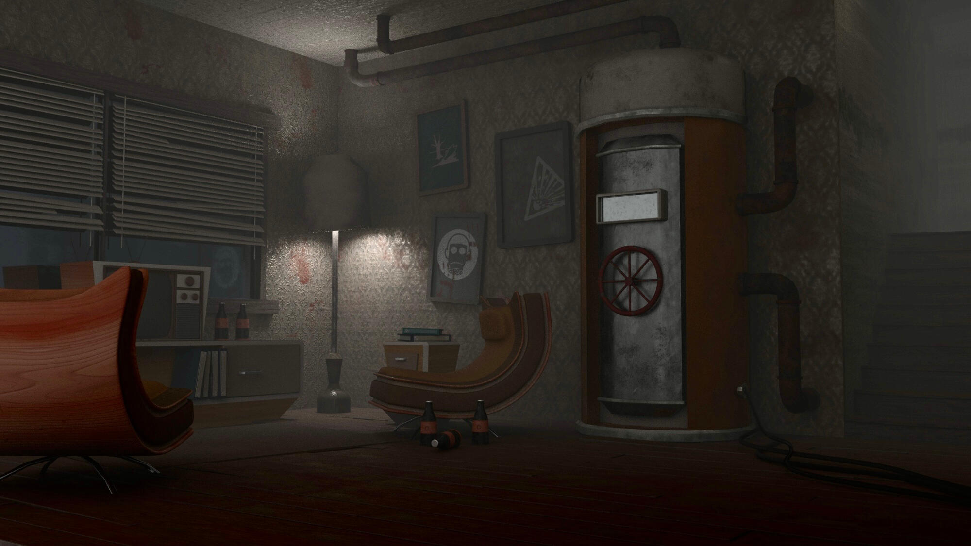 3D Maya Render of environment