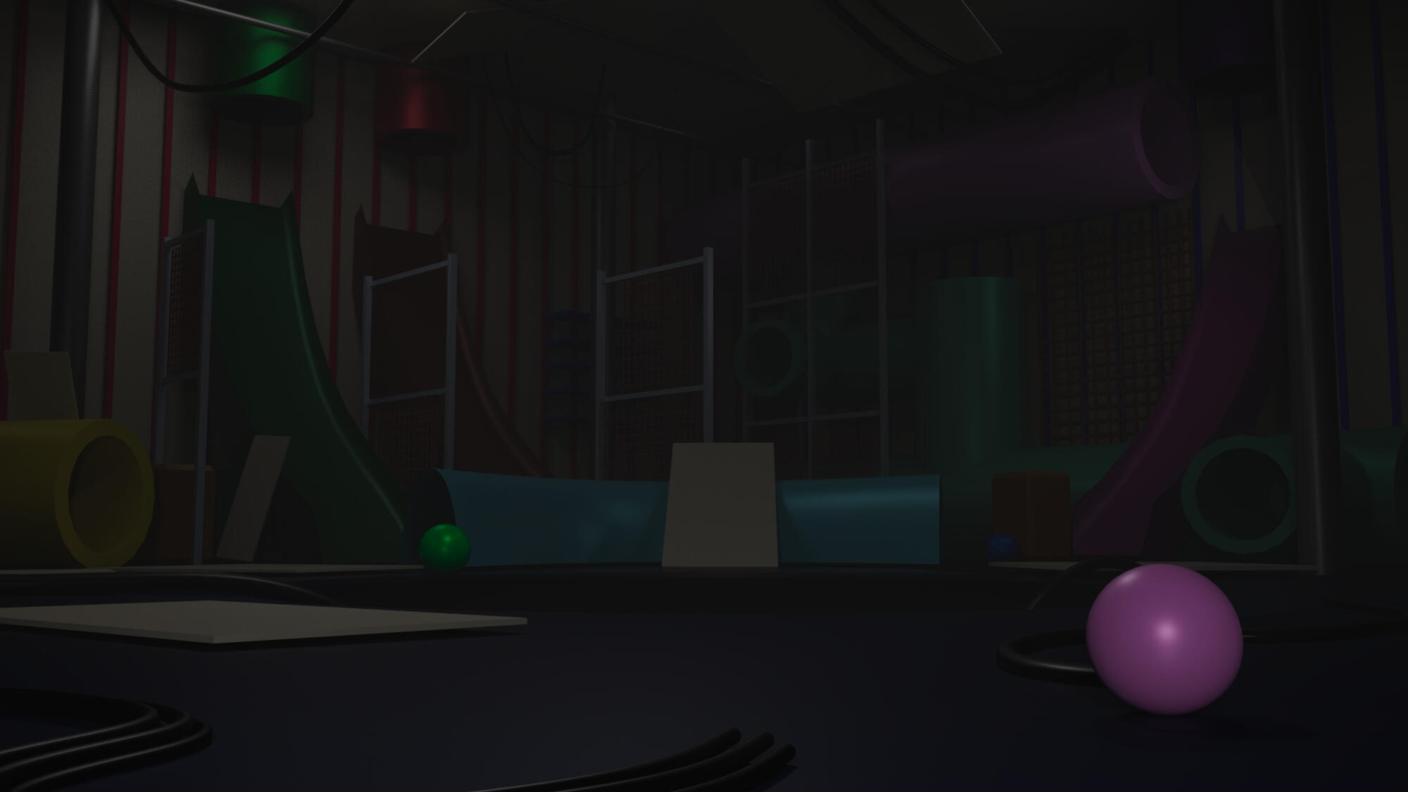 3D Maya Render of environment